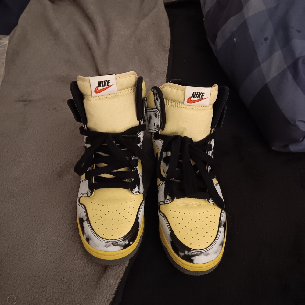 Nike Hi DUNKS "1985" Acid Washed High-Top Sneakers